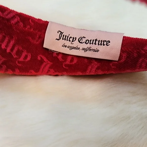 🏷 CLEARANCE! Juicy Couture Red Velvet Headband - Picture 4 of 6